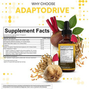 AdaptoDrive - Maca Root Ashwagandha Fenugreek Beet Root L-Arginine Liquid Drops